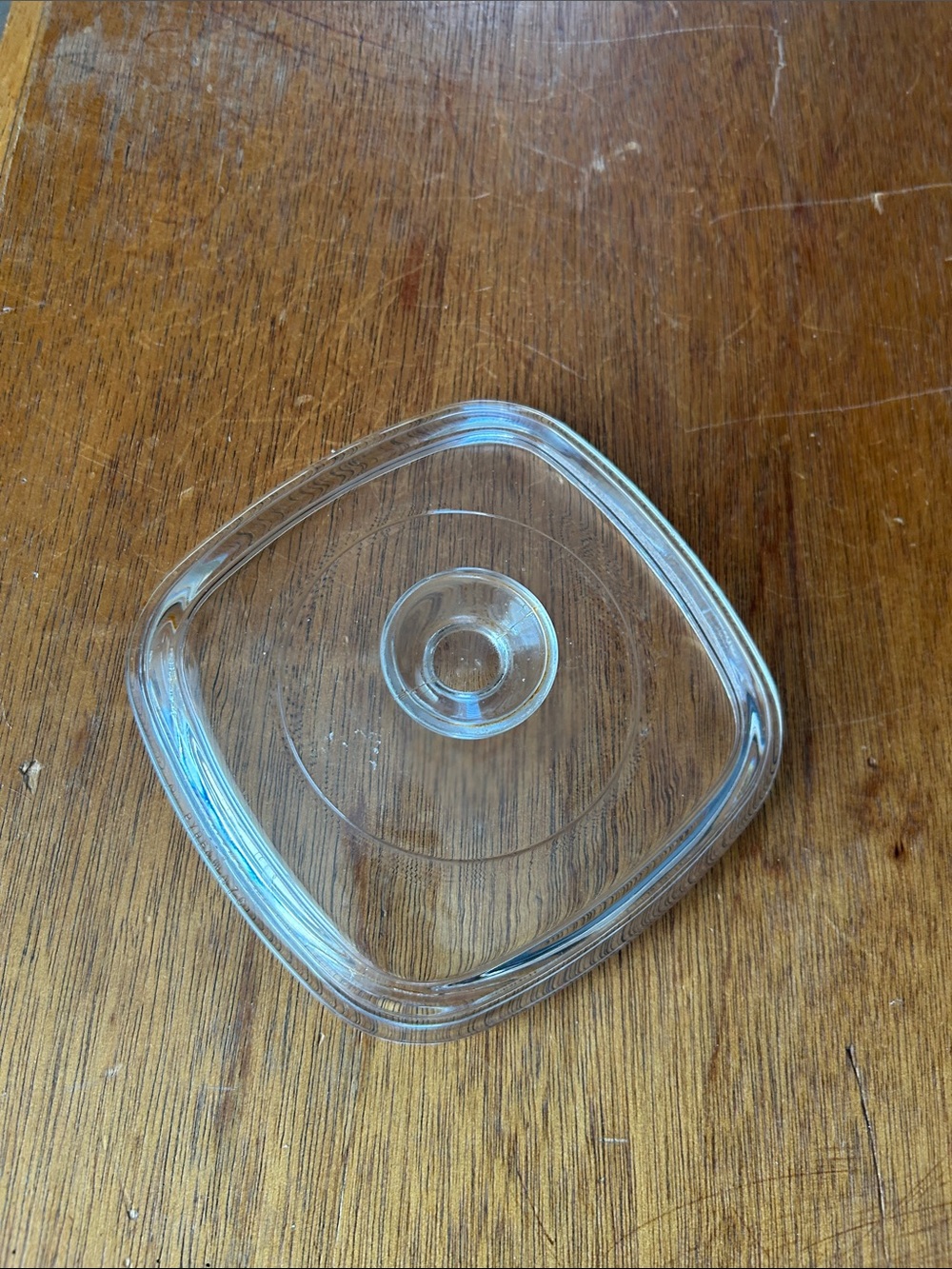 Pyrex Glass Square Lid A7C